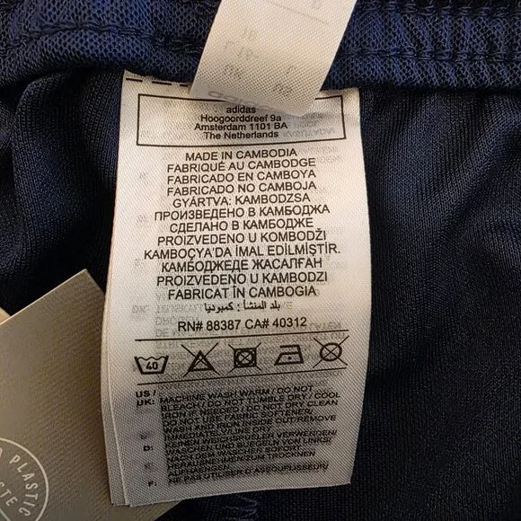 Adidas Parma 16 Shorts Women's Large Navy Blue Soccer Training AJ5901 NWT - Picture 4 of 8